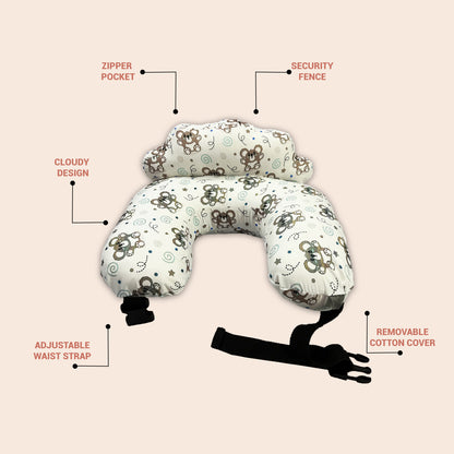 White Bear Feeding Pillow