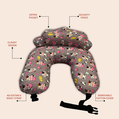 Pink Colour Feeding Pillow
