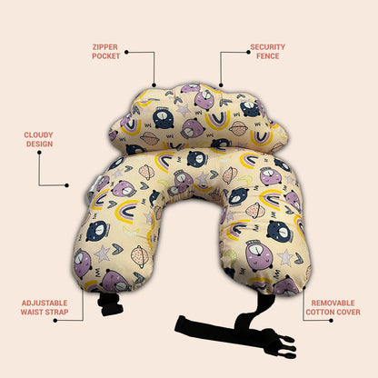 Yellow Print Feeding Pillow