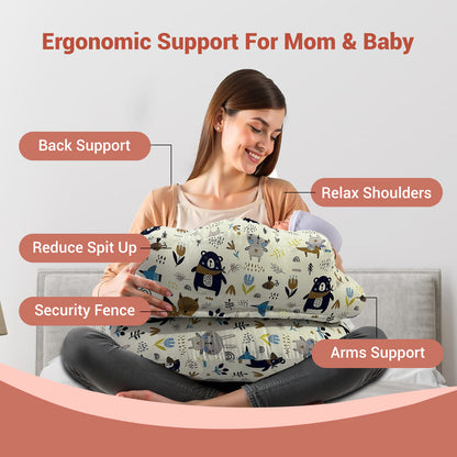 Off White Feeding Pillow