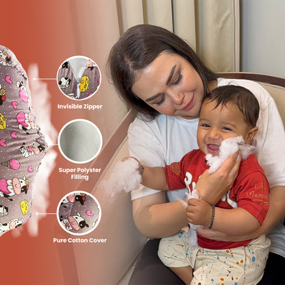 Pink Colour Feeding Pillow