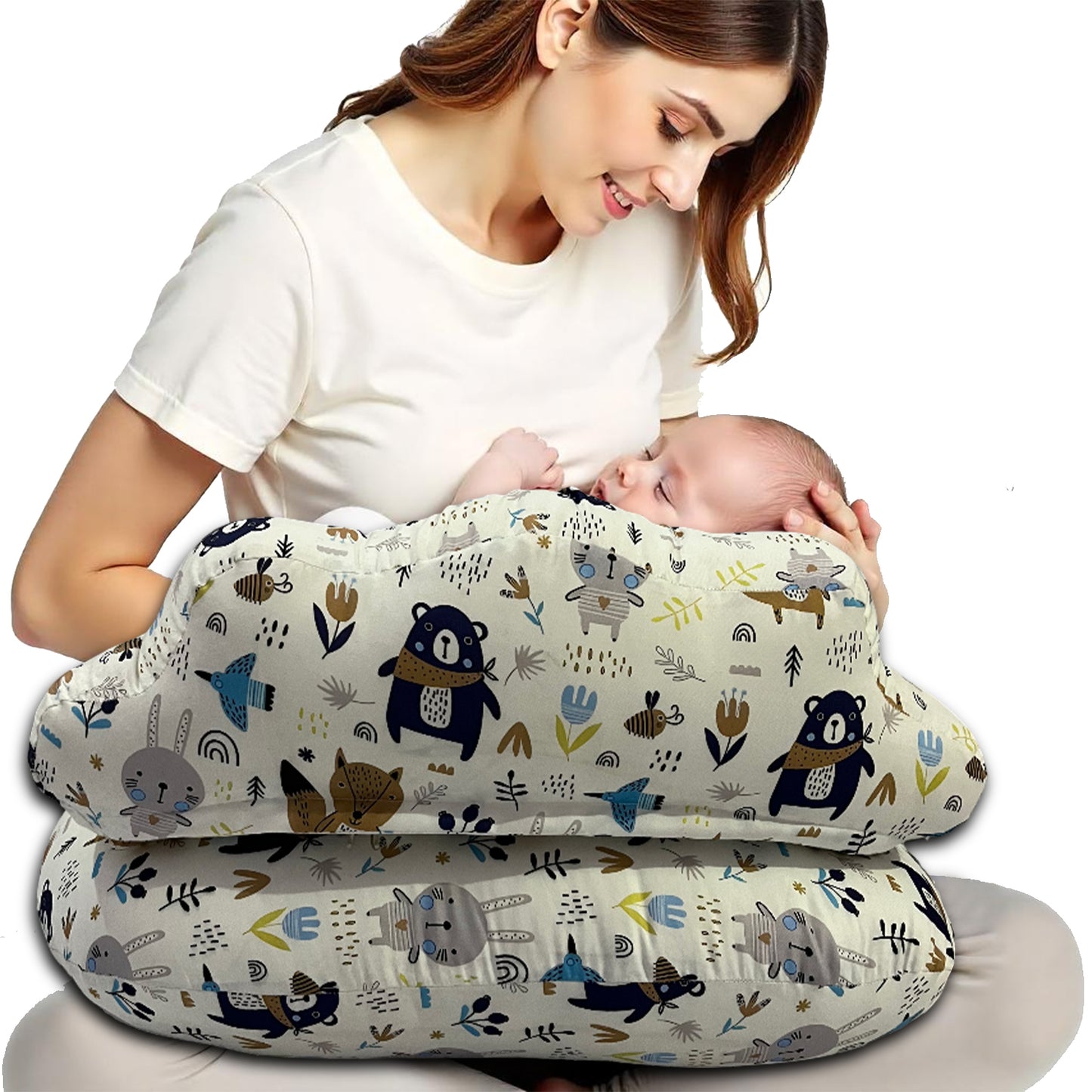 Off White Feeding Pillow
